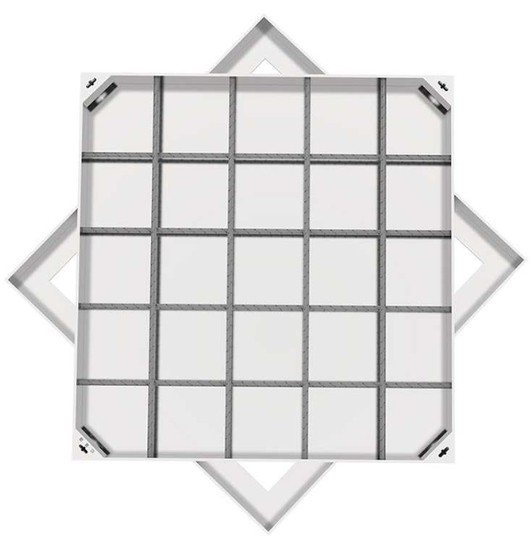 华池不锈钢方井展示